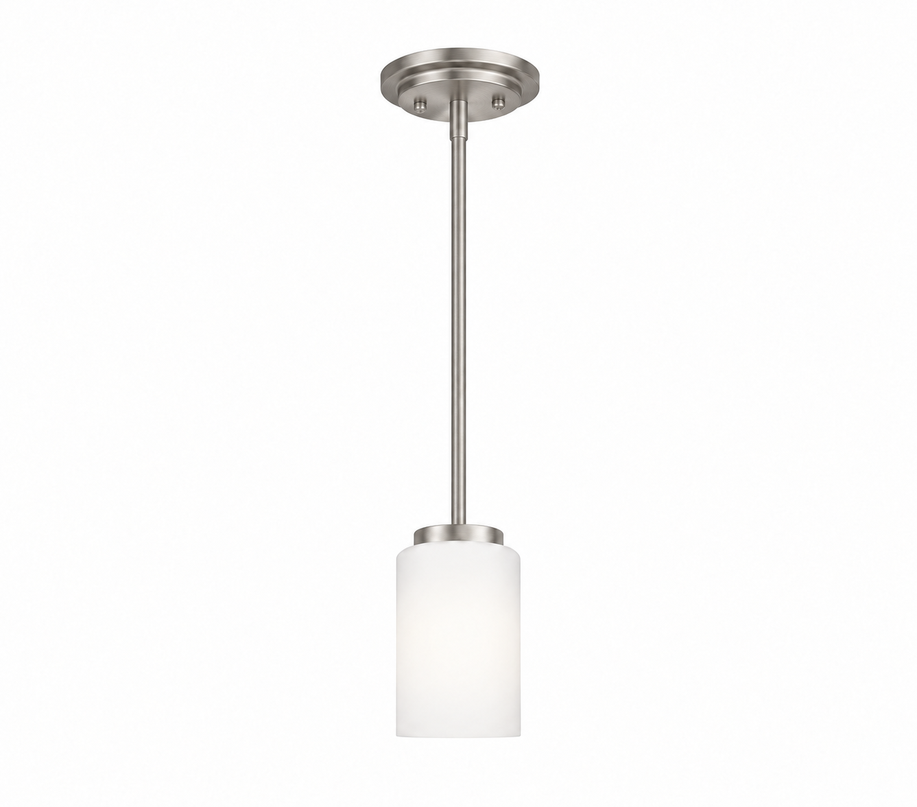 Harper 1 Light Pendant — Brushed Nickel