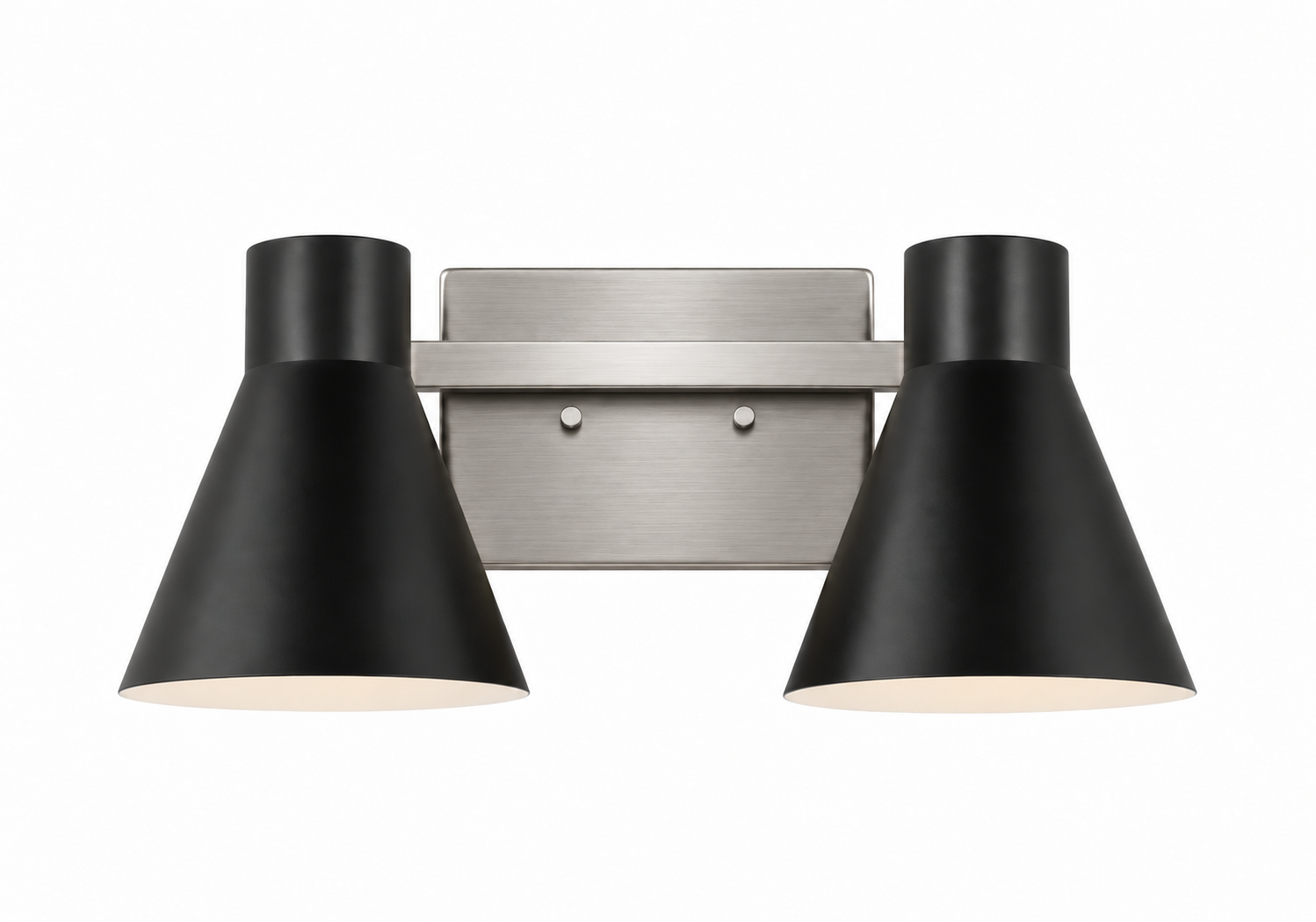 Porter 2 Light Bath Vanity — Brushed Nickel