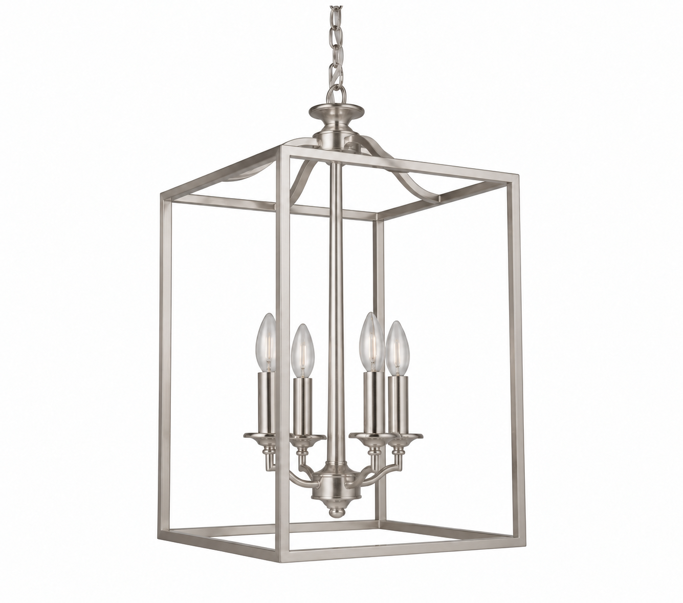 Thompson 4 Light Pendant — Brushed Nickel