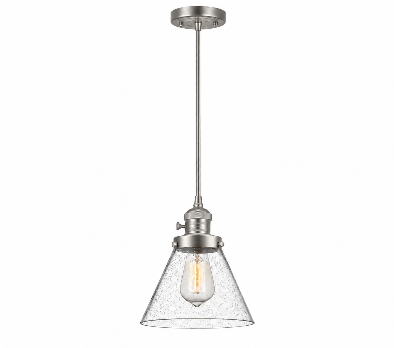 Turner 1 Light Pendant — Brushed Nickel