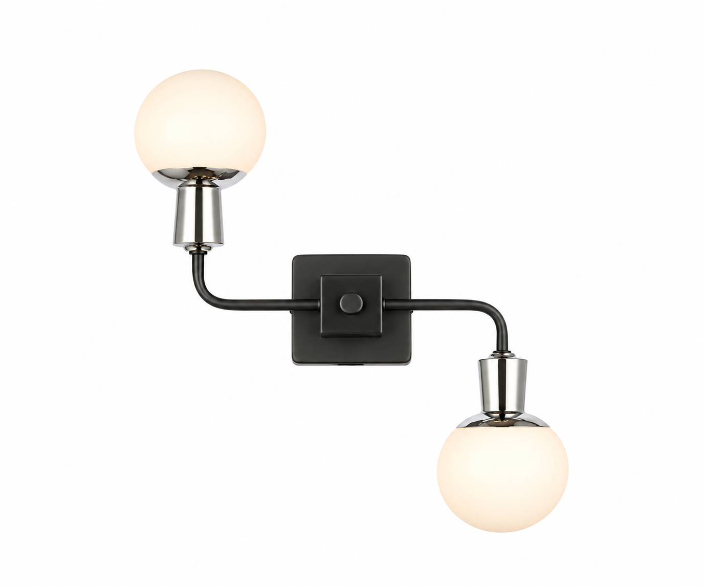 Reese 2 Light Curved Wall Sconce
